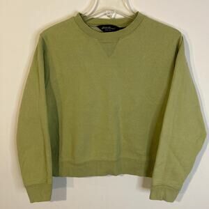 Vintage Womens Large Green Eddie Bauer Crewneck Sweater